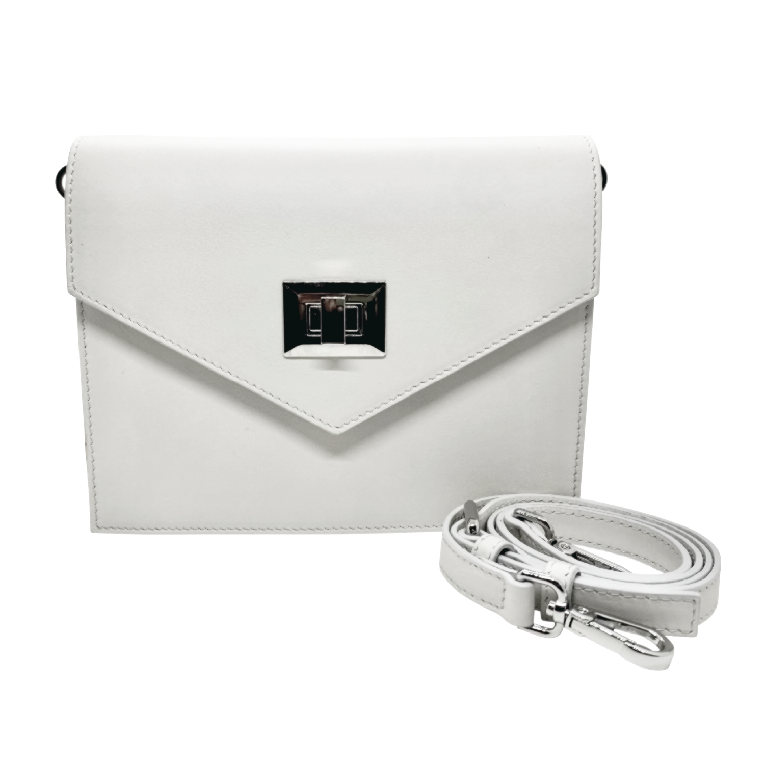 Margot Leather Bag – White